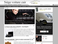 Détails : Siège voiture cuir