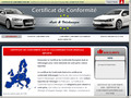 Détails : Certificat de conformité Audi